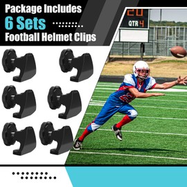6 Sets Football Visor Clips Football Helmet Thumb Screws Fasteners Quick Fix Football Helmet Accessories for Oakley Helmet（6 Pair