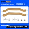 SURIEEN 55009801K Interior Door Handle Pull Strap Kit, Brown Front