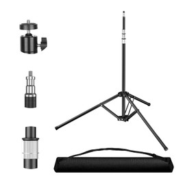 EMART Light Stand Photography 2.8-8.5ft/86-260cm Heavy Duty Light Stand Adjustable with Carrying Bag, Metal Knob Lock Design with 1/4'' Screw for Softbox, Studio, Reflector and Video, Max Load 22LB