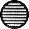Repa Market 8 Inch (Duct Opening Size) Black Aluminum Gable