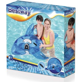 Bestway Swimming Toy Whale Inflatable Baby Whale Blue 157 cm