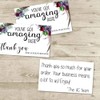 You've Got Amazing Taste Floral Thank You Customer Appreciation Package