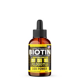 Super Natural Goods Biotin + Collagen for Hair Loss, Skin Care & Nail Strength - GMO Free - Hair Growth Solution, Nail Strength, Youthful Skin
