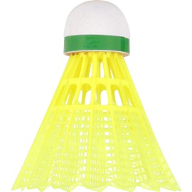 Victor International Nylonball 2000 Shuttlecocks, Pack of 6 - Green/Yellow (Slow)