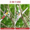 unbranded 4.4-7.2FT Extendable Tree Pruner,Pruning Trimmer Long Reach Pole Saw,Telescopin