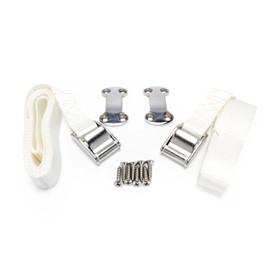 Kuuma 51960 Cooler Tie Down Strap Kit - Inlcudes Straps, Mounting Bracket, and Screws - Great for RVs, Boats, and Truck Beds