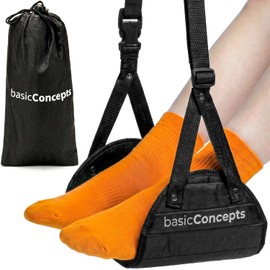 Airplane Foot Hammock for Travel Comfort - Relax on Long Flights