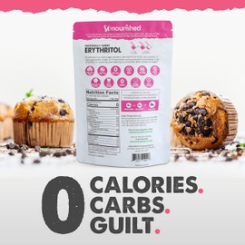 Powdered Erythritol Sweetener - 1:1 Sugar Substitute, Keto - 0 Calorie, 0 Net Carb, Non-GMO (1 lb/16 oz)