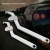 SEIWEI Adjustable C Clamp Spanner Hook Wrench Adjustable Hook &