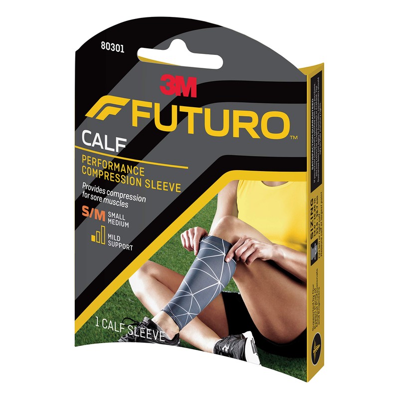 Futuro Sport Performance Compression Calf Sleeve, Large/X-Large