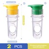 2 Pack Screw Top Lemon Squeezer, Portable Manual Citrus Press