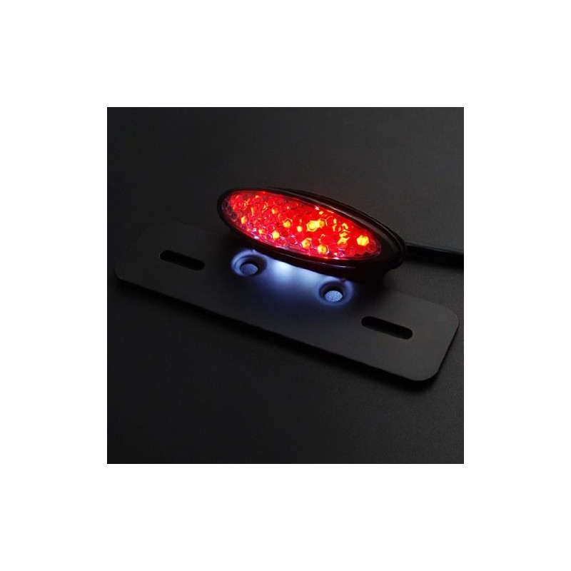 Anzene Custom Black LED Integrated Taillight Brake Light Turn Signals