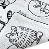 Marushin 6805013300 Mini Towel, Lisa Larson Name Sketch Cat, 100%