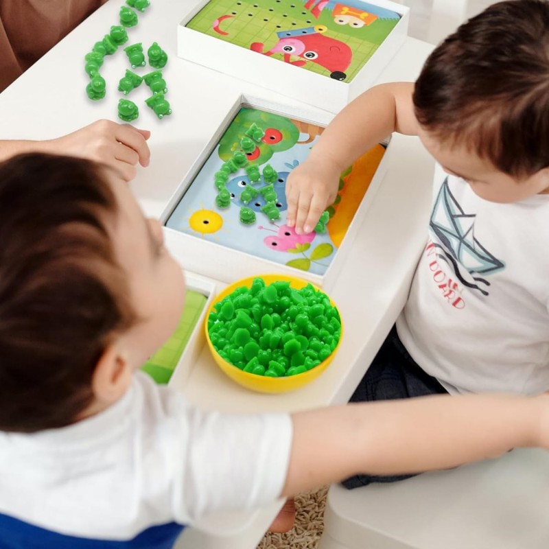 100 Pack Mini Frogs, Resin Green Tiny Frogs to Hide