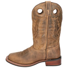 Smoky Mountain Boots Men's Duke Western Boot, Brown Oil Distress, Medium, Size 11 US