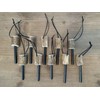 Lost River Leather 1 Deer Antler Handled Ferro Rod/Fire Starter .8 cm X 8 cm Rod