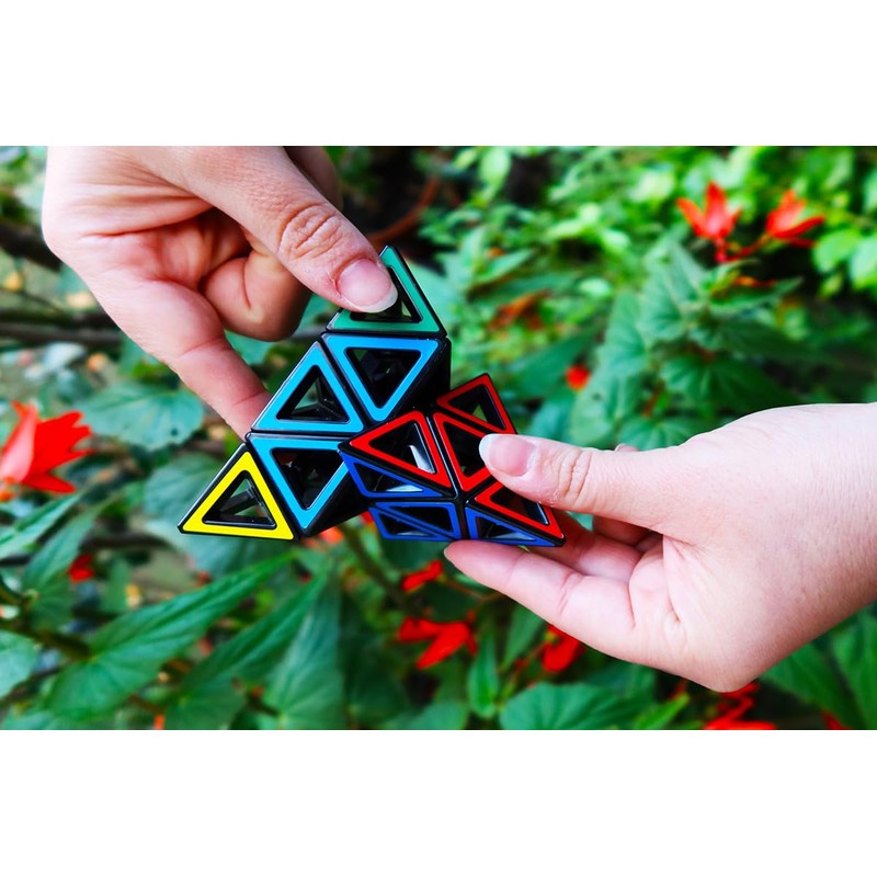 Meffert's M5097 Hollow Pyraminx Dice, Multi-Colour, One Size