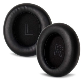 Replacement Ear Pads, Replacement Earphone Covers for Soundcore Life Q30/Q35, Soundcore Earplugs with Soft Faux Leather, Soundproofing Foam, Essential Accessories for Earbuds Renewal