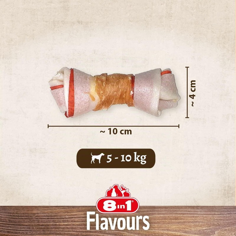 8in1 Triple Flavour Bone S - Delizioso osso per cani
