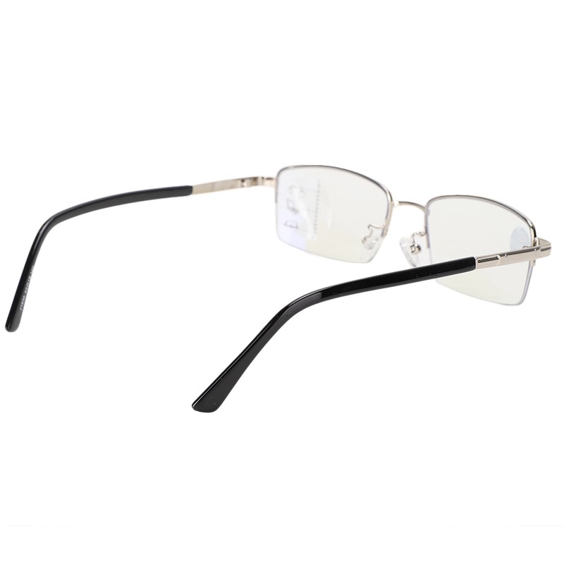 Metal Multifocal Fatigue Relief Reading Glasses Anti Blue Rays Presbyopic