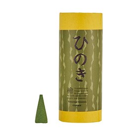Global Product Planning Japanese Incense, Cone, Hinoki, 10 Cypresses (Cone Type Incense)
