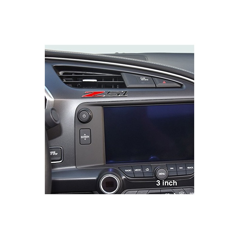 Z51 Billet Aluminum Chrome Plated Badge/Emblem Decal for C6, C7,
