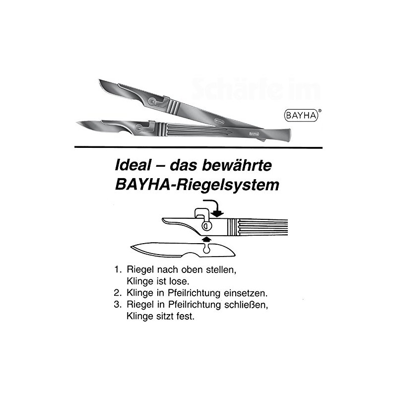 12x BAYHA Scalpel Blades, Non-Sterile, Individually Boxed, , ,