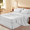 Laojin Balhen Twin Comforter Set 6 Pieces, Seersucker Bed in
