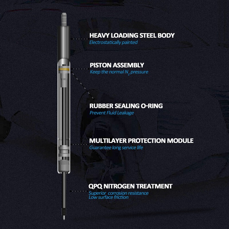 BOXI 4X Lift Support Shock Struts For Weekend Warrior Bed