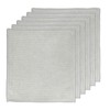 Apkpesterml 6 Pieces Microfibre Cleaning Cloths, Black Microfibre Cloths, Barista