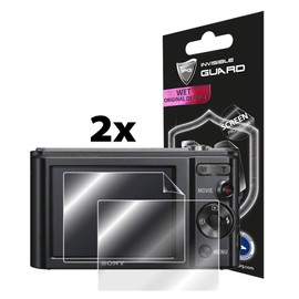 IPG For SONY Cyber-Shot DSC-W800 & W800B Digital Camera Screen Protector (2 Units) Invisible Screen Guard - HD Quality/Self-Healing/Bubble -Free
