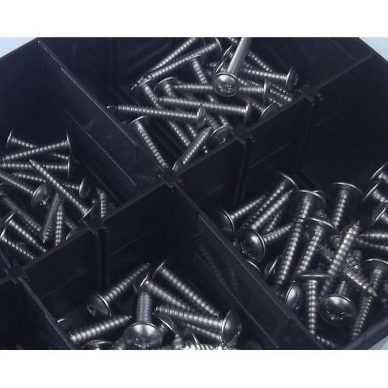 200 Assorted Flange Pozi Self Tapping/Trim Screws | BS4174 |