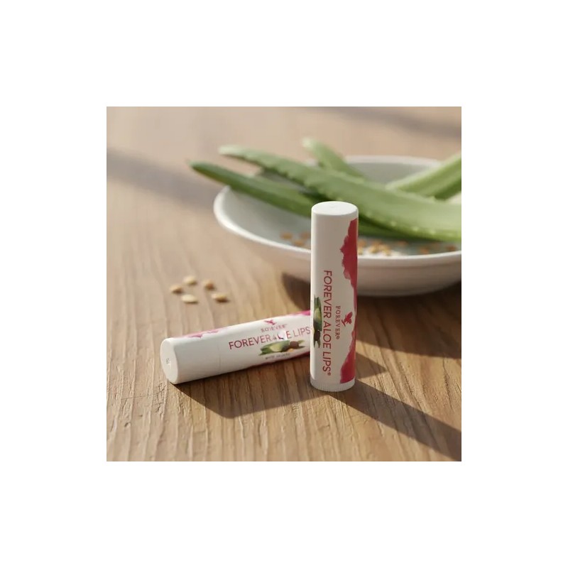 Pack 3 Pzs Lips Aloe Y Jojoba Forever Living Bálsamo