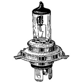 AMZ Clips And Fasteners Halogen Bulb #9003/Hb2
