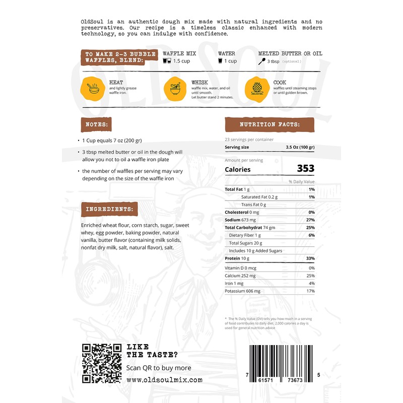 OldSoul Baking Mix | Dough Mix | Nut Free |