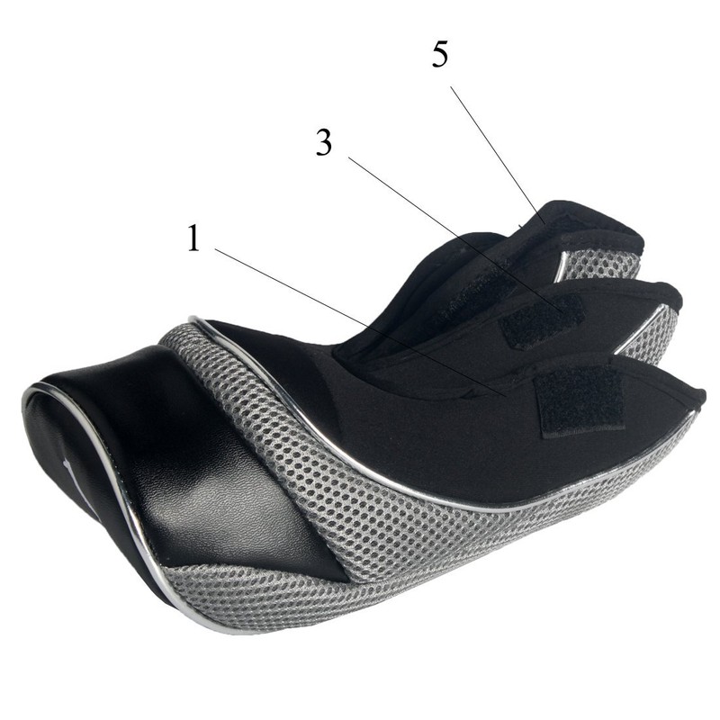 Andux Golf Driver Wood Head Covers 460cc Driver Hook &