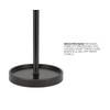 Ivilon Countertop Paper Towel Holder - Modern Knurling End Cap