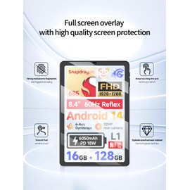 UYRUREL Screen Protector for BNCF Bpad Mini 8.4 inch Android 14 Tablet, Anti-Scratch 9H Hardness Touch Sensitive 2.5D Rounded Edges Bubble Free Easy to Install,2 Pack.