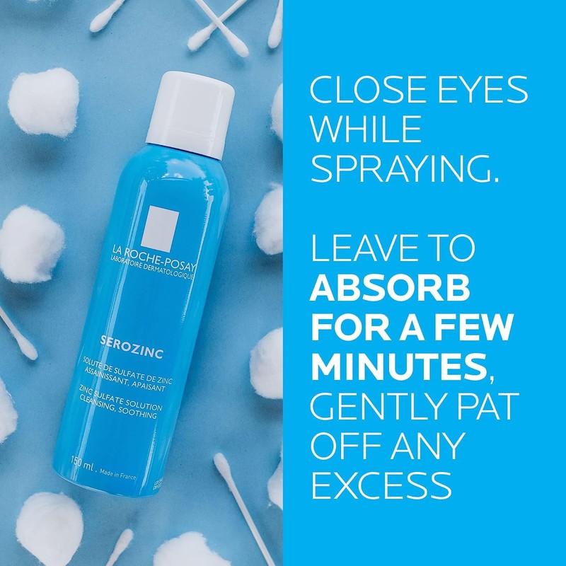 La Roche-Posay Serozinc Face Toner for Oily Skin with Zinc,