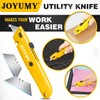 JOYUMY 2 Pack Box Cutter Utility Knife Retractable, Heavy Duty