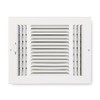Accord ABSWWH3104 Sidewall/Ceiling Register with 3-Way Design, 10-Inch x 4-Inch(Duct