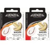Set: 2 packs of tied maggot hooks by Jenzi, (20