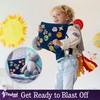 Pinwheel Crafts DIY Soft Space Pillow Kit with Planet Patches,