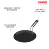 Vinod Cookware Hard Anodized Cooking Griddle (Tawa) - Anodized Aluminum