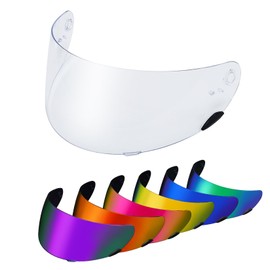 PSLER Qualifier Visor- Qualifier DLX Helmet Visor Motorcycle Face Shield Accessories Replacement for Bell Qualifier/Star/Vortex/RS-1/Revolver,Clear