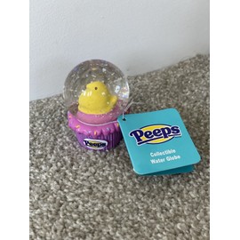 Peeps Mini Snow Globe Yellow Chick Pink Purple Sprinkle Easter Collectible NWT
