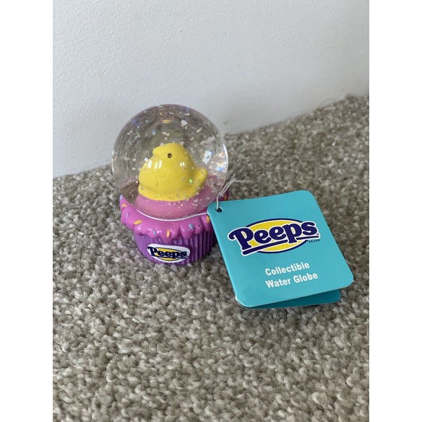 Peeps Mini Snow Globe Yellow Chick Pink Purple Sprinkle Easter