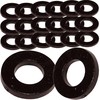 M12 Black Nylon Washers Flat Form A DIN 125A (Pack