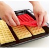 Launer Molde Silicona Wafflera 4 Cavidades Repostería Waffles 2 Pza