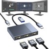 USB C to 3 HDMI Adapter with PD 100W/USB3.0, 4K@60Hz
